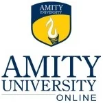 Amity University Logo. UGC Approved and NAAC Graded A+ University.